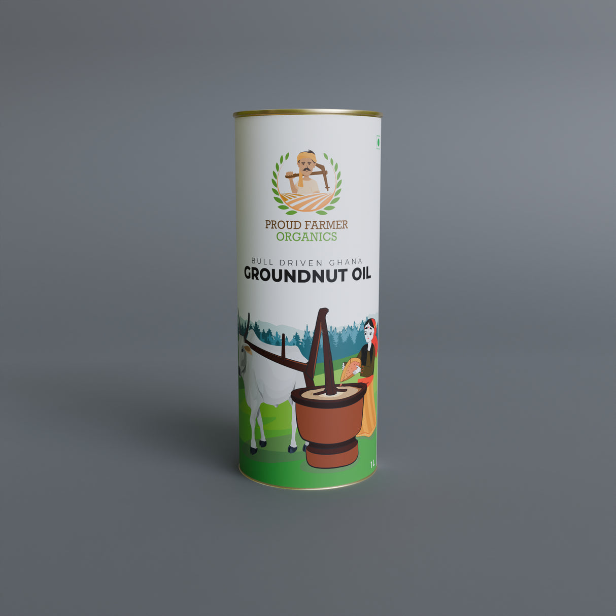 Organic Groundnut Oil (Bull Driven Kachi Ghani)