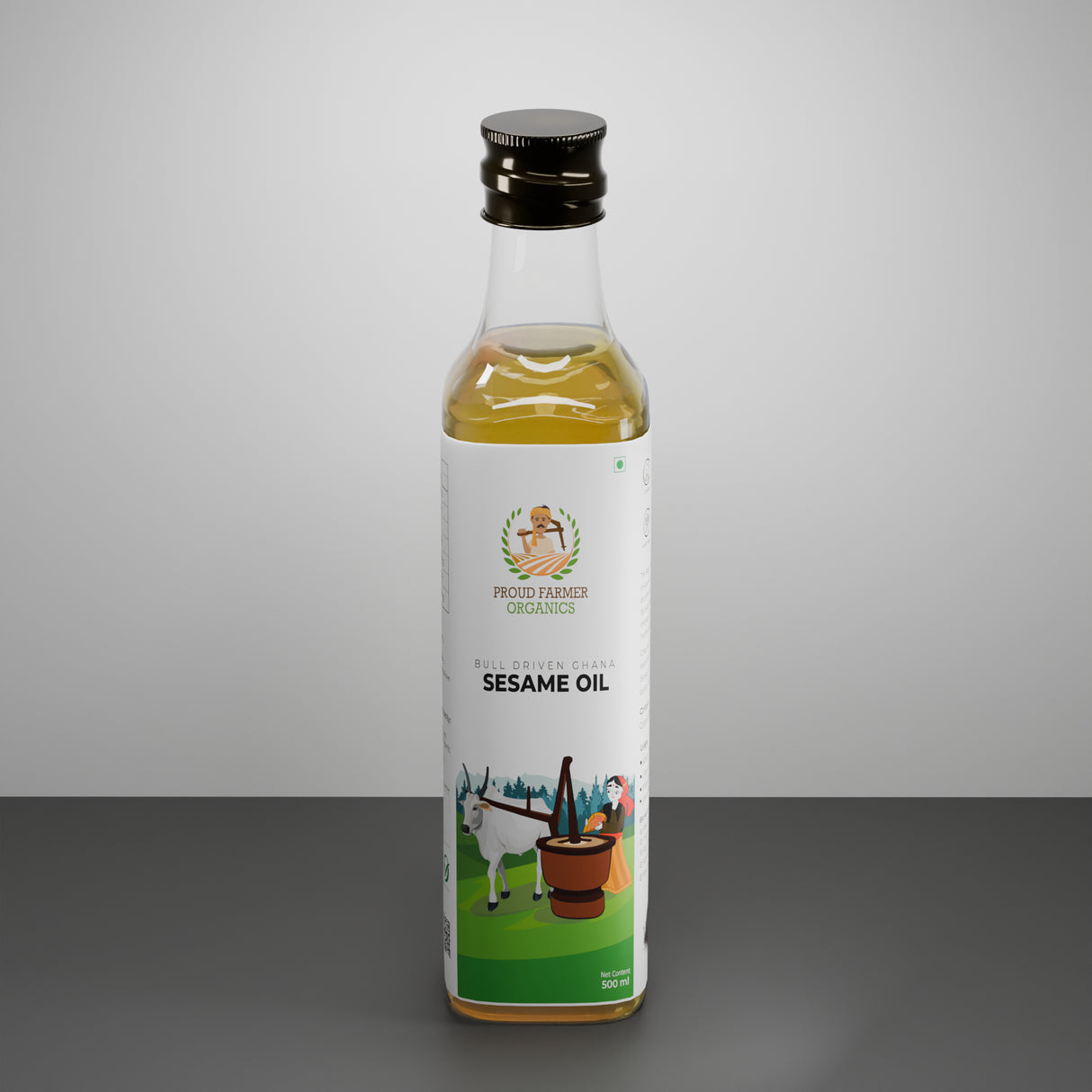 Organic Sesame Oil (Bull Driven Kachi Ghani)