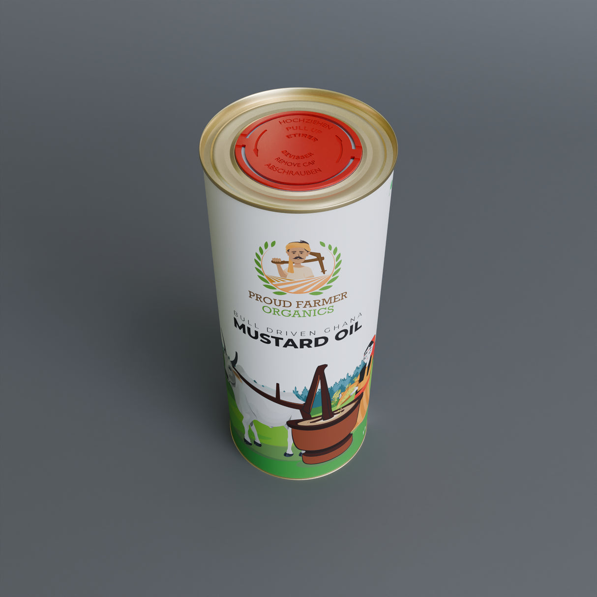 Organic Mustard Oil (Bull Driven Kachi Ghani)