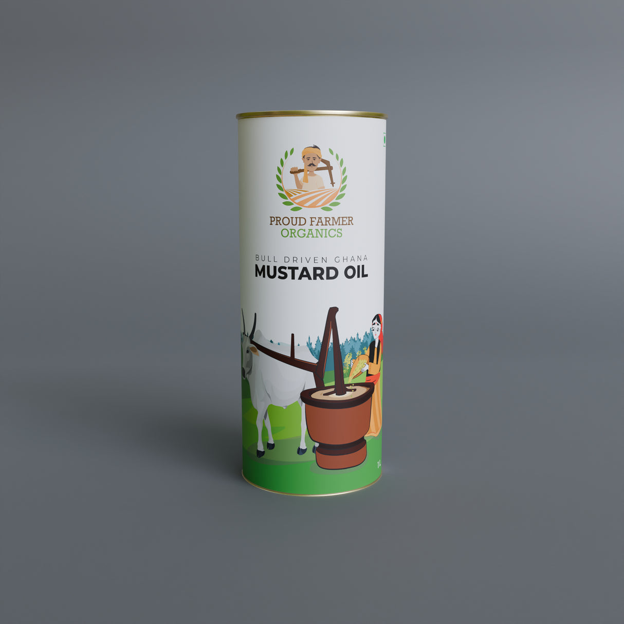 Organic Mustard Oil (Bull Driven Kachi Ghani)