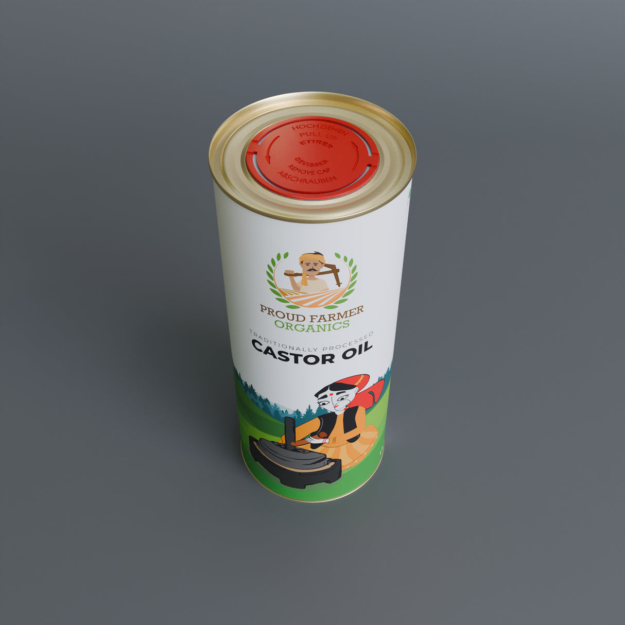 Organic Castor Oil (Traditional Process)