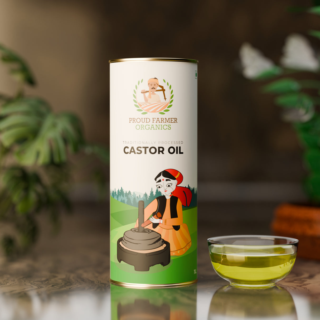 Organic Castor Oil (Traditional Process)