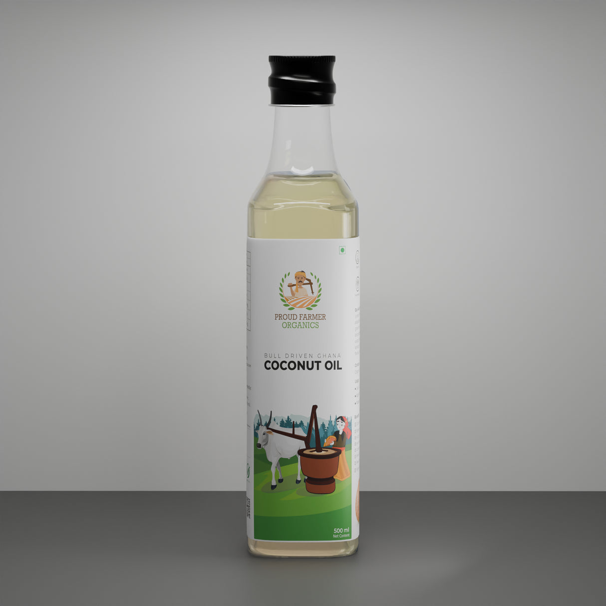 Organic Coconut Oil (Bull Driven Kachi Ghani)