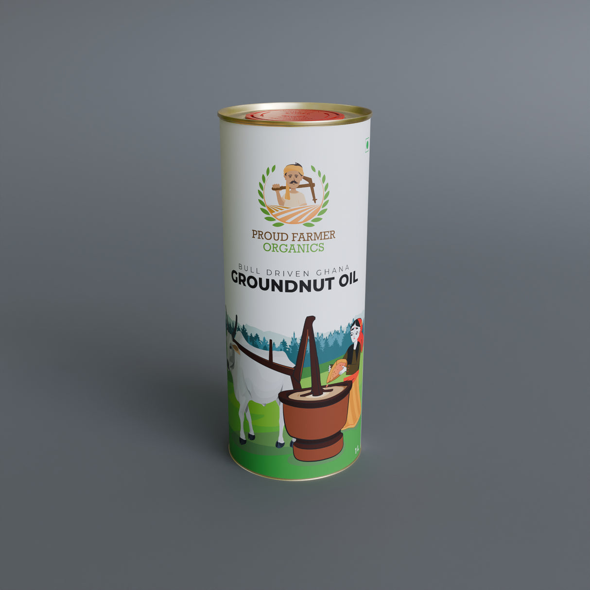 Organic Groundnut Oil (Bull Driven Kachi Ghani)