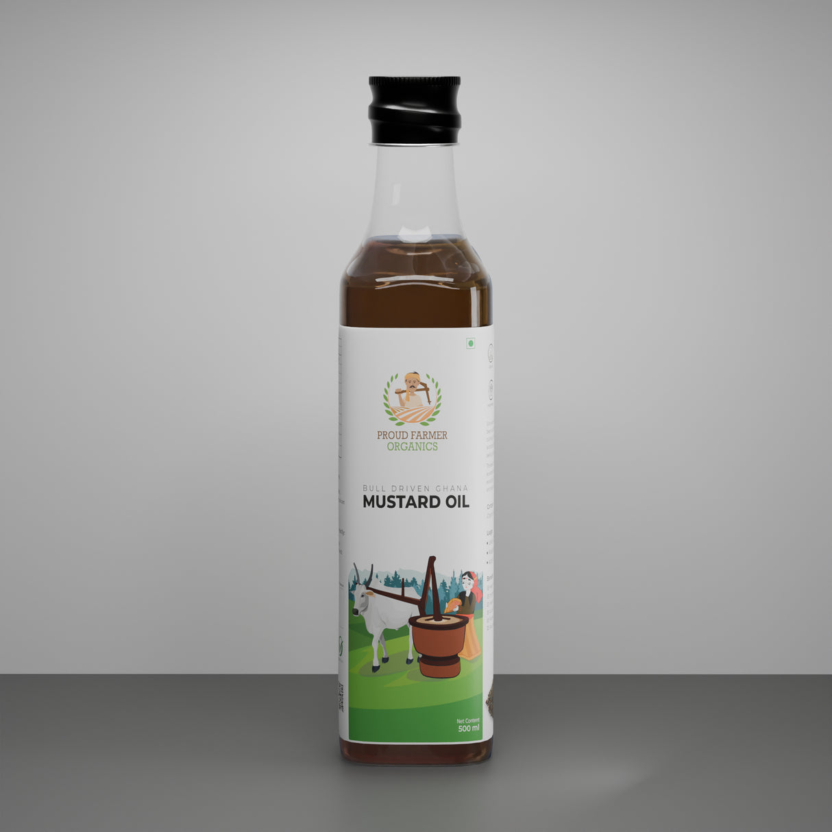 Organic Mustard Oil (Bull Driven Kachi Ghani)