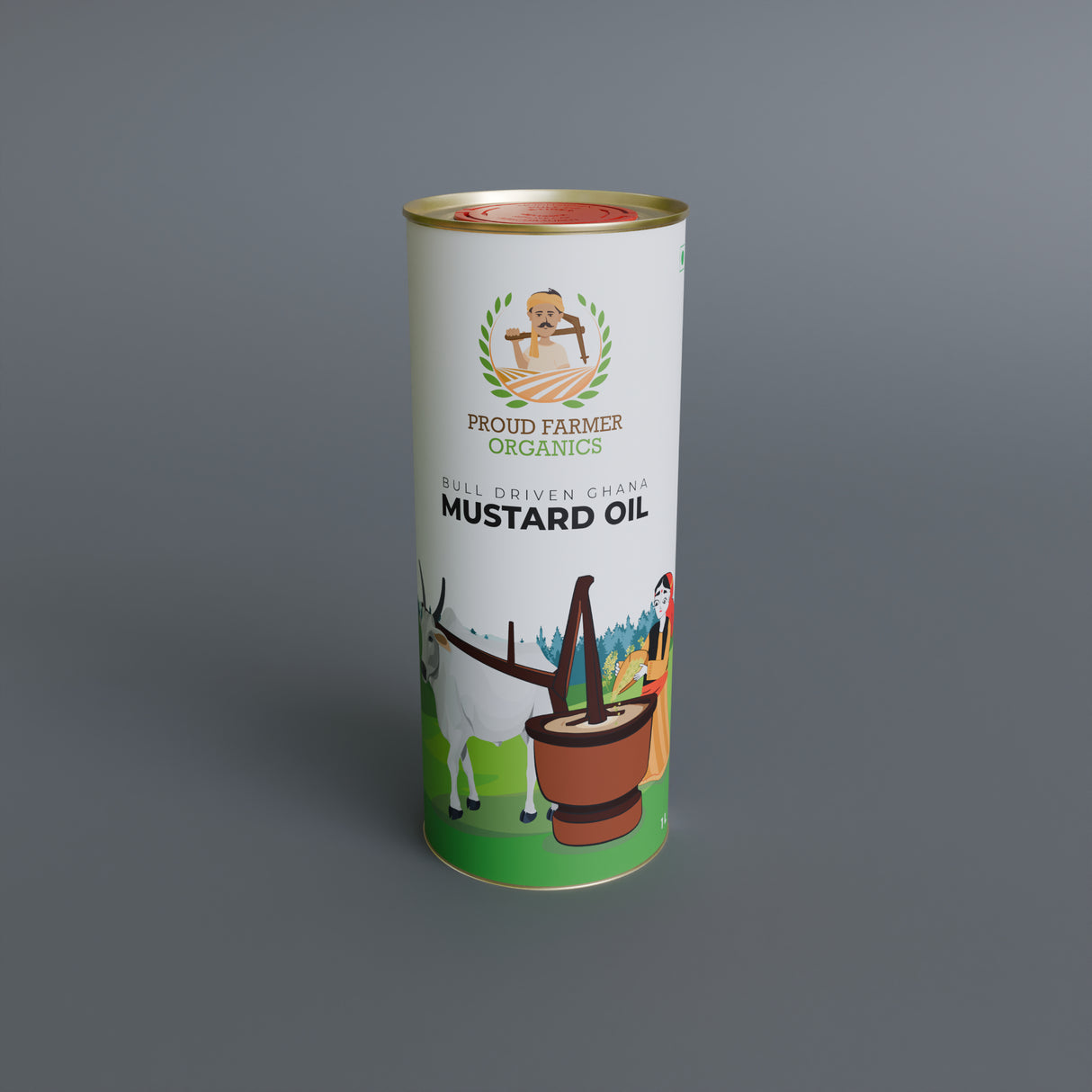 Organic Mustard Oil (Bull Driven Kachi Ghani)