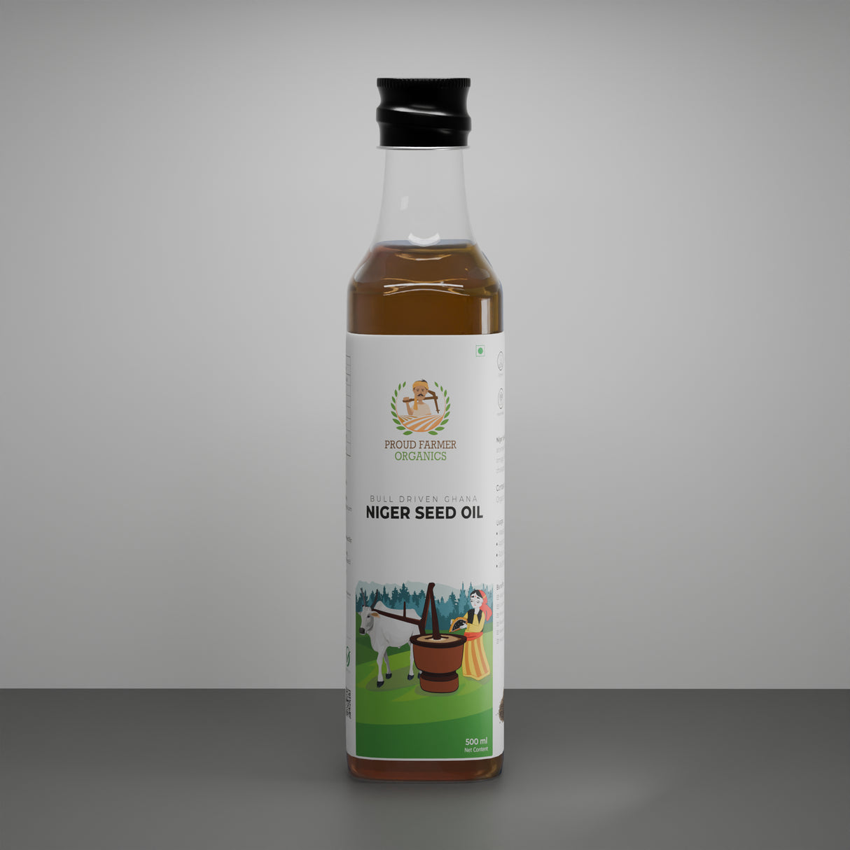 Organic Niger Seed Oil (Bull Driven Kachi Ghani)