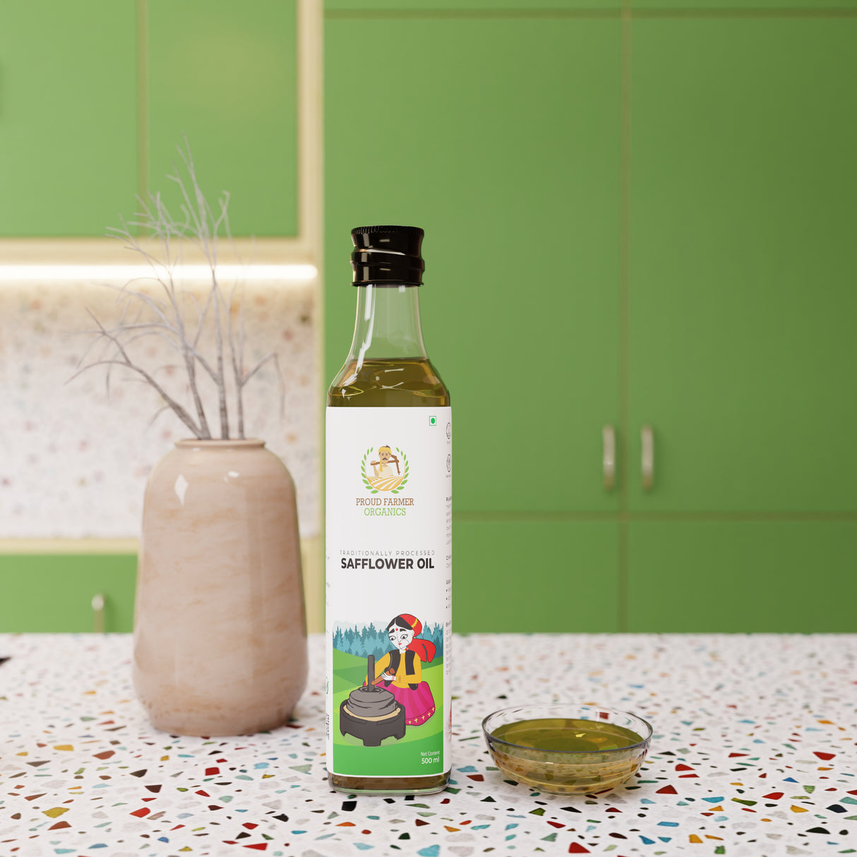 Organic Safflower Oil (Traditional Process)