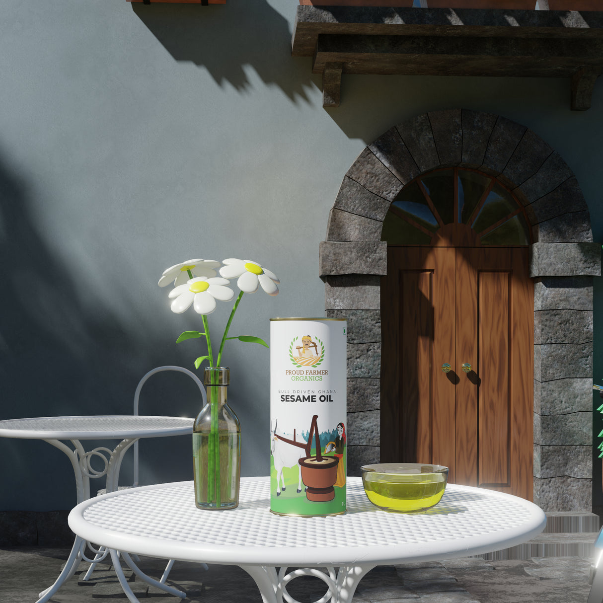 Organic Sesame Oil (Bull Driven Kachi Ghani)