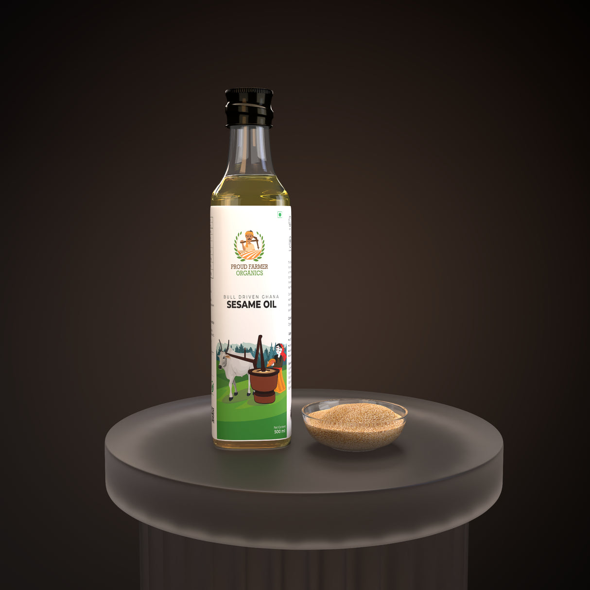 Organic Sesame Oil (Bull Driven Kachi Ghani)