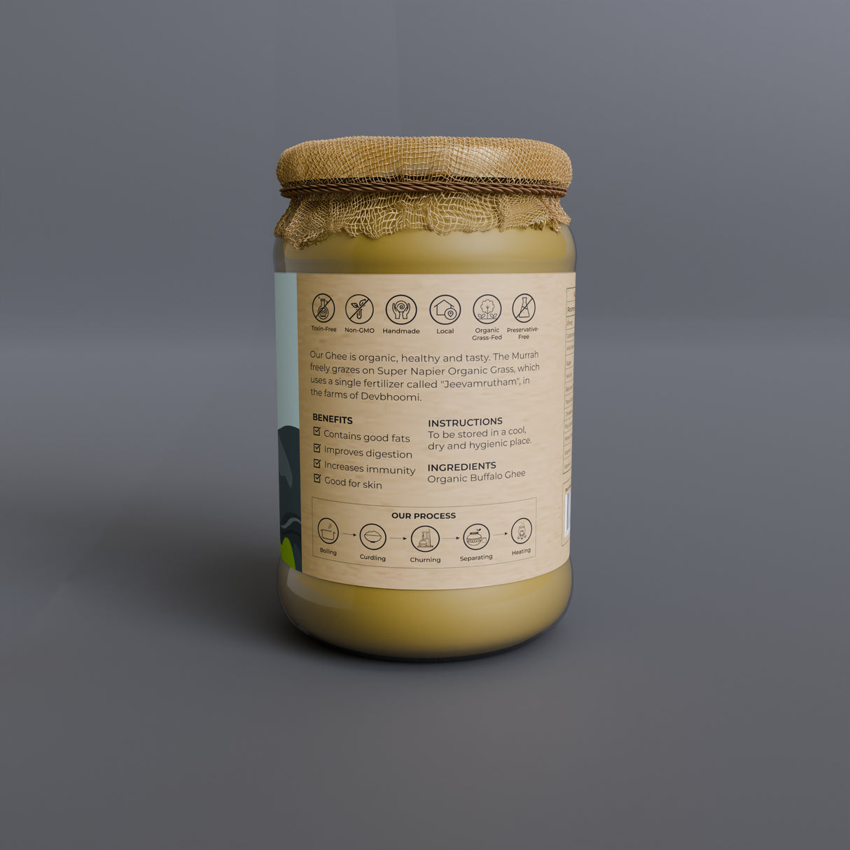 Organic Buffalo Ghee